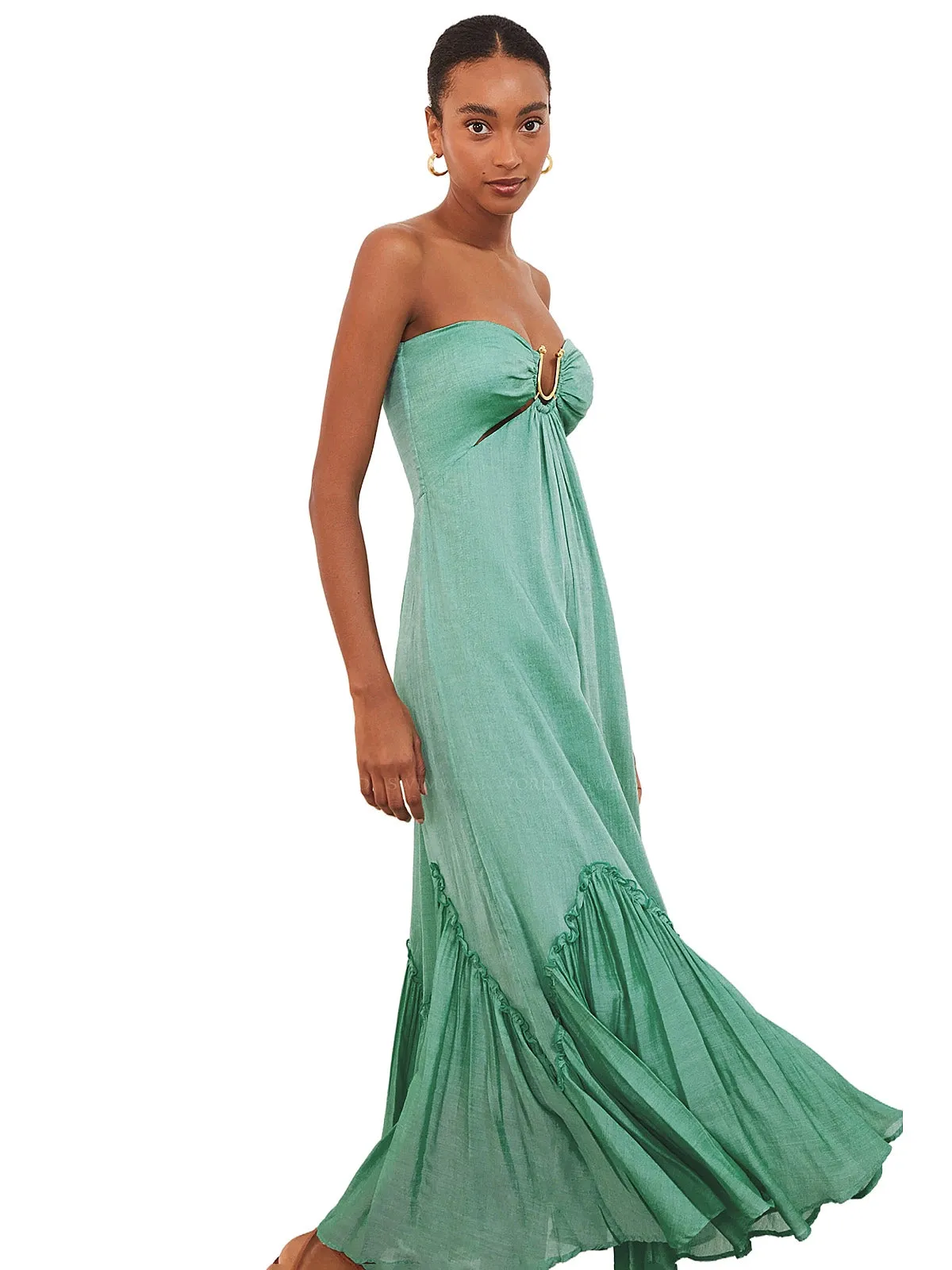 Harper Detail Long Dress ::RET