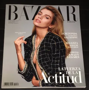 HARPER'S BAZAAR Spain Magazine April 2017 STELLA MAXWELL Iris Strubegger JANE FONDA