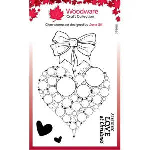 Heart Bubble Bauble Stamp by Jane Gill