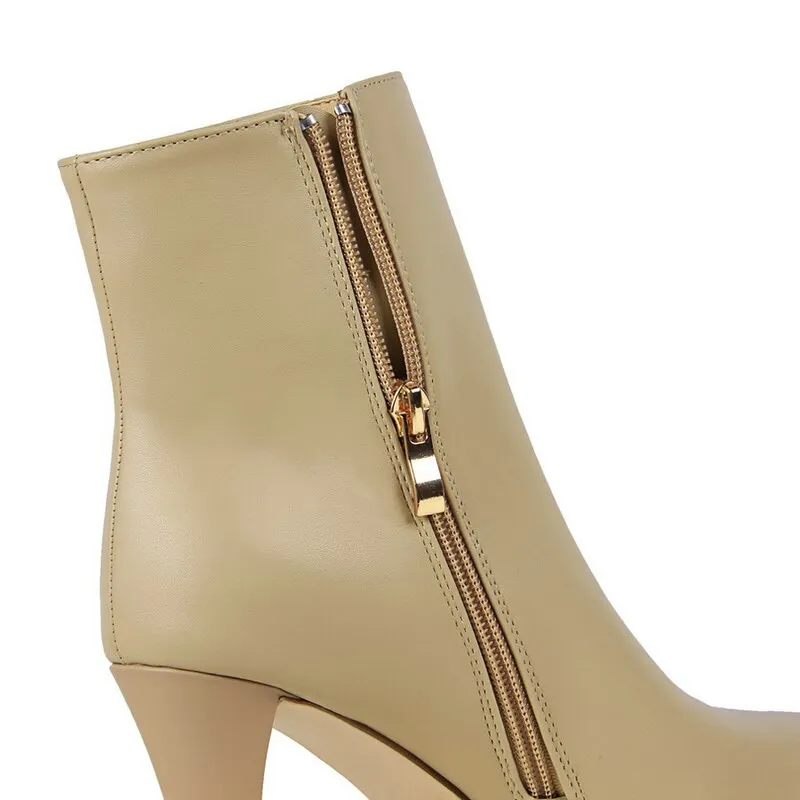 High Heel Shoes Winter Ankle Boots Ladies Shoes