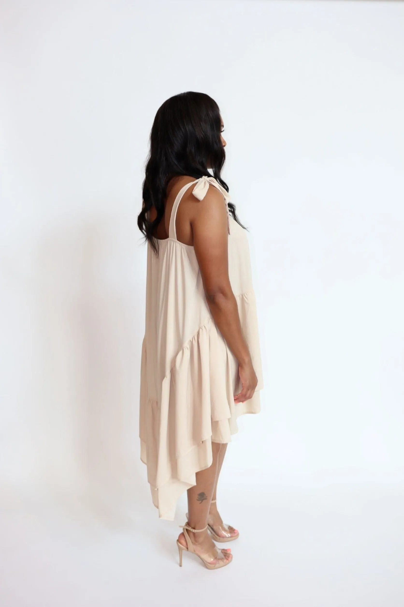 High-Low Double Layer Dress
