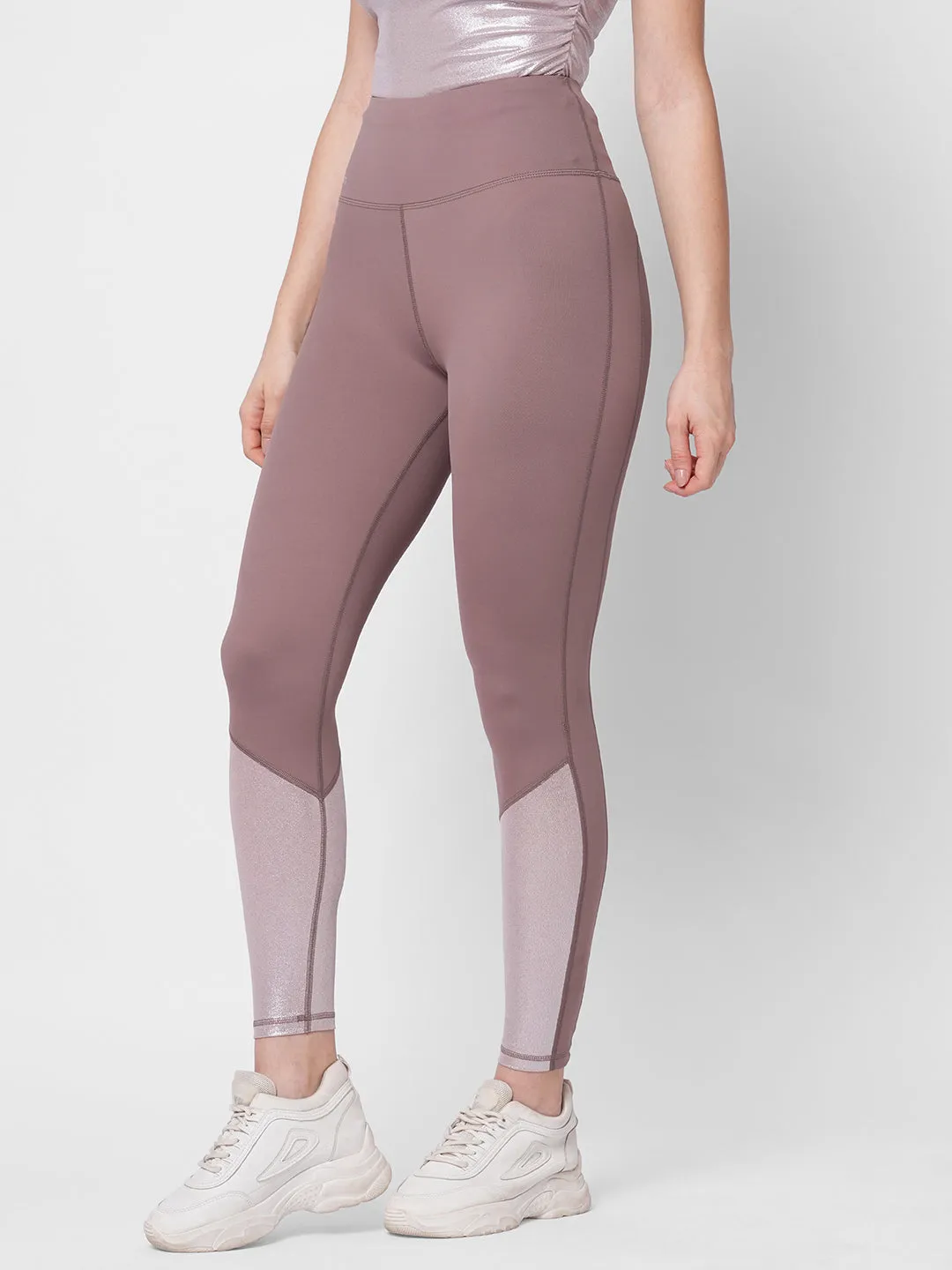 High waisted pure luxe pink tights