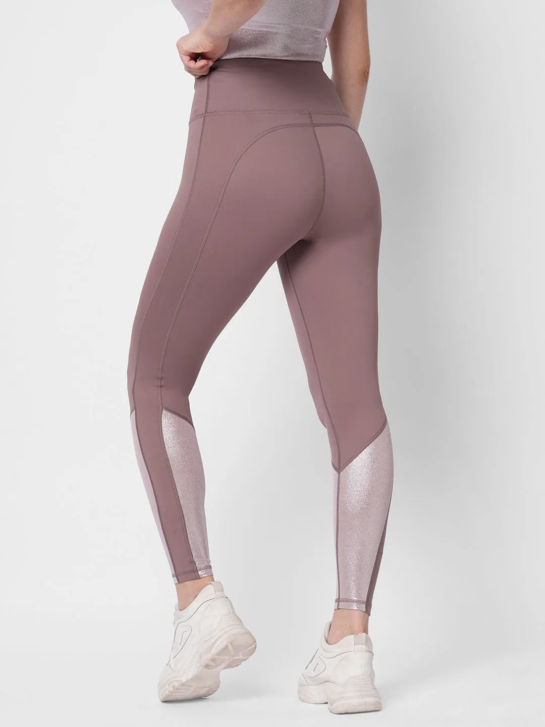 High waisted pure luxe pink tights
