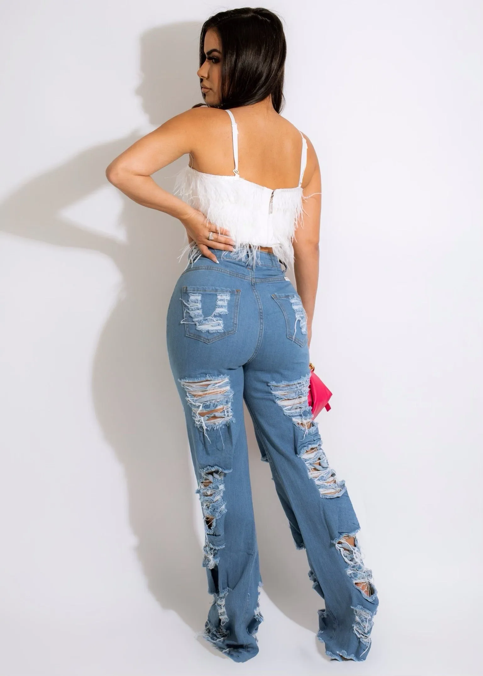 Higher Love Crop Top White