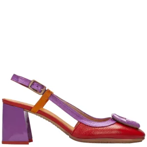 Hispanitas Red Multi Leather Heeled Shoes