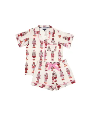 HOLIDAY MARCH PAJAMA SHORTS SET