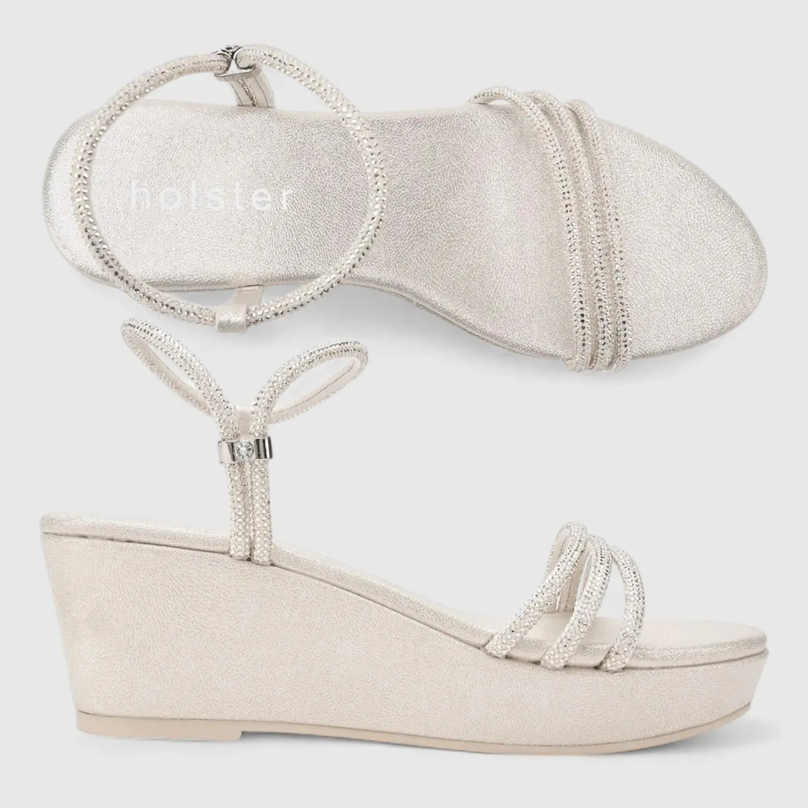 Holster Revel  Wedge Sandal Gold HST468