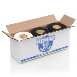 Howies Hockey Tape - 6 White Cloth & 6 Black Cloth