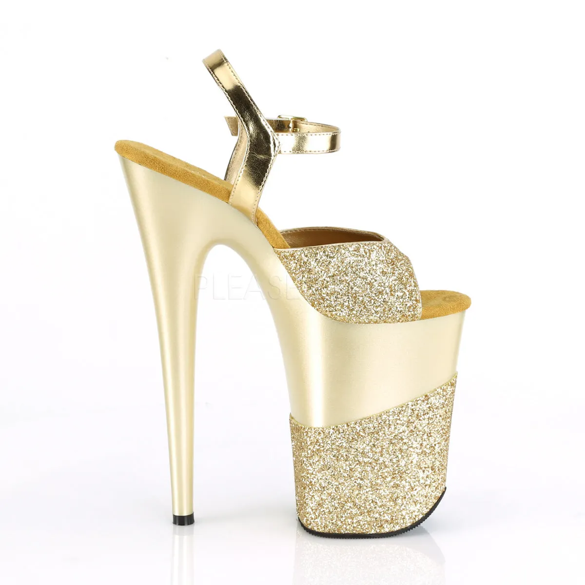 INFINITY-909-2G  Gold Glitter/Gold Glitter