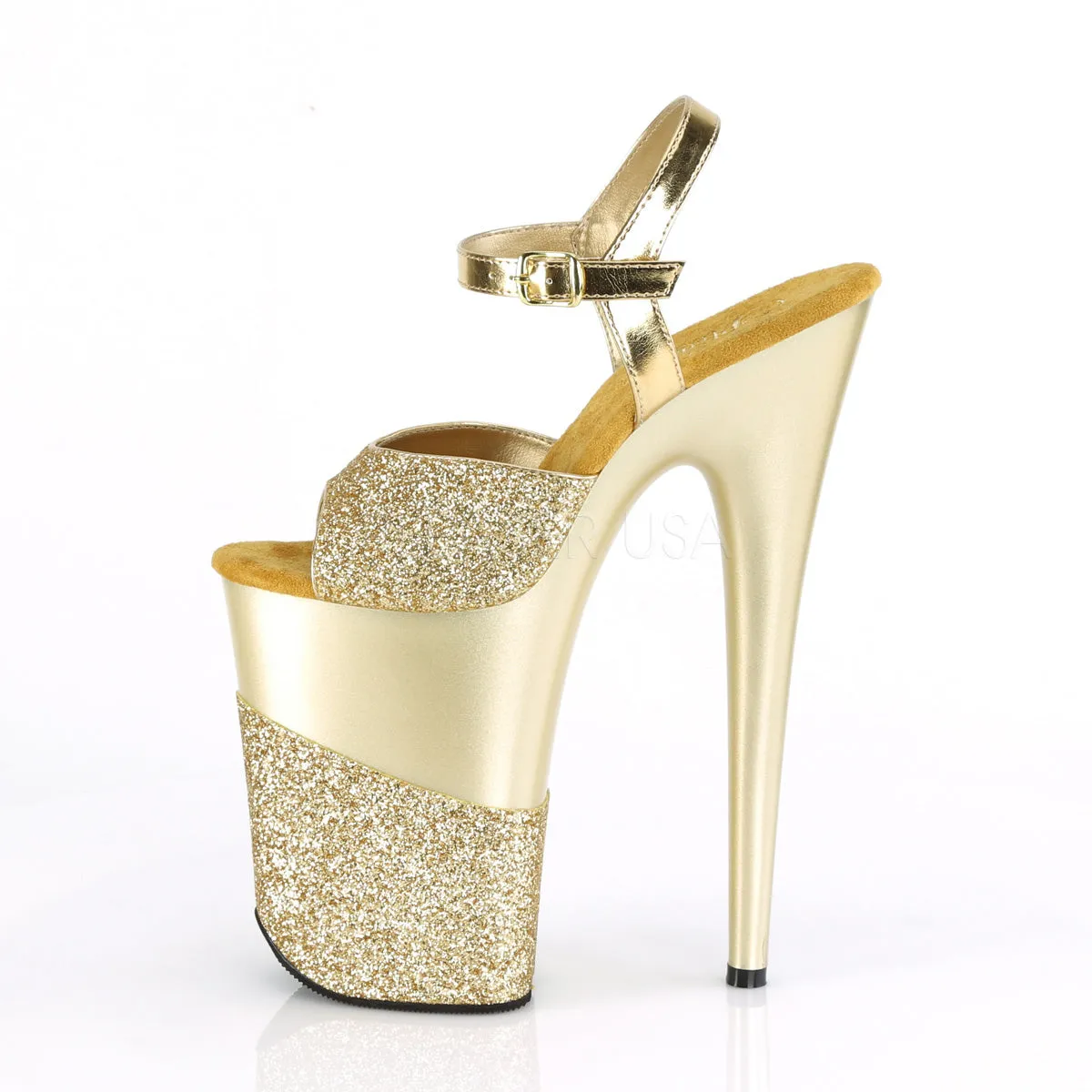 INFINITY-909-2G  Gold Glitter/Gold Glitter