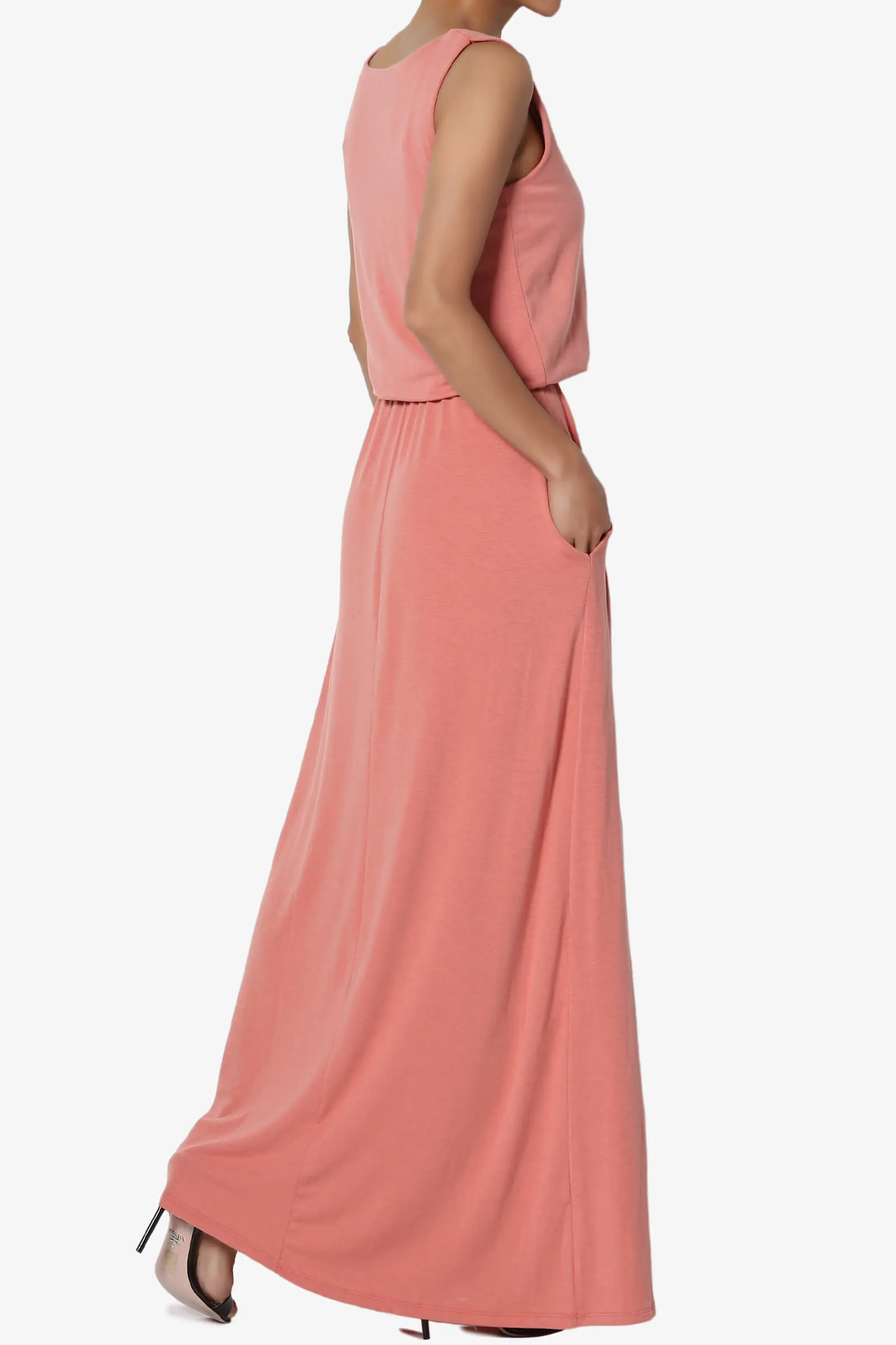Irenee Blouson Tank Maxi Dress PLUS