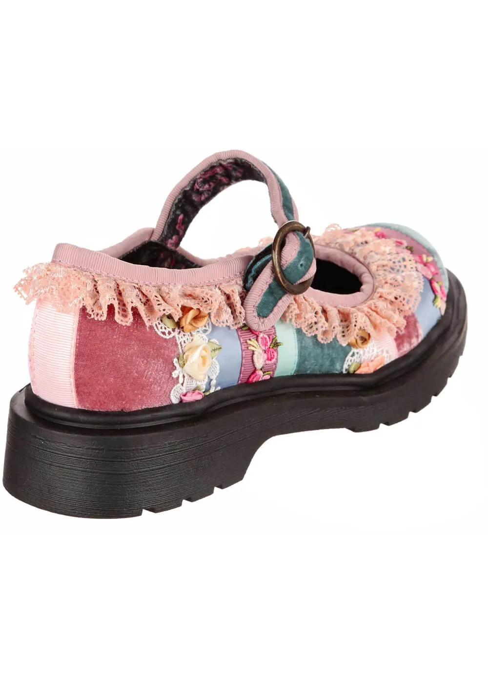 Irregular Choice Lacey Stroll Mary Jane Shoes Blue