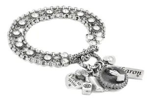 Jane Austen Author Charm Bracelet