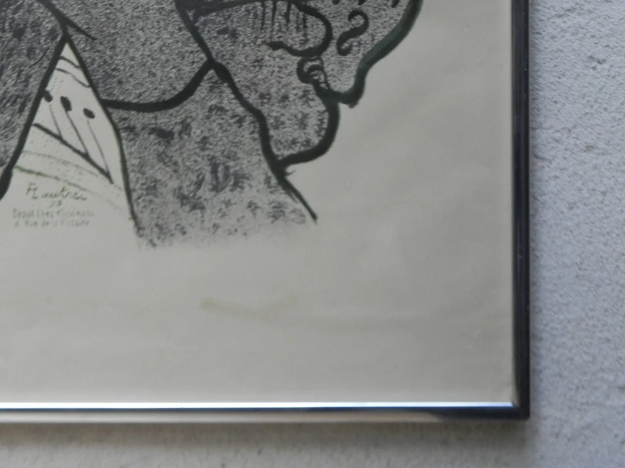 Jane Avril by Toulous-Lautrec Framed Vintage Poster
