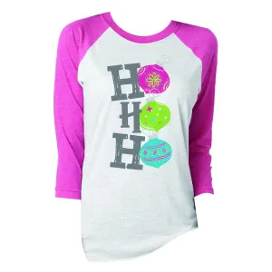 Jane Marie Ho Ho Ho 3/4 Sleeve T-Shirt