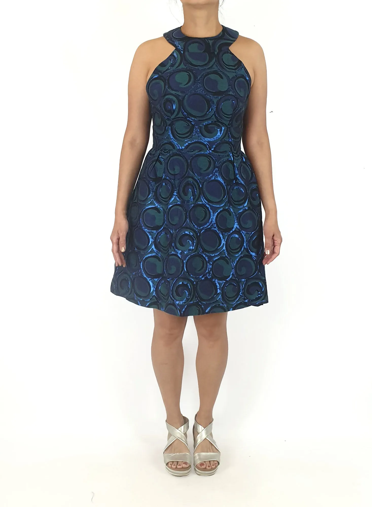 Jayden Banshan blue dress size 12 (best fits 10-small 12)