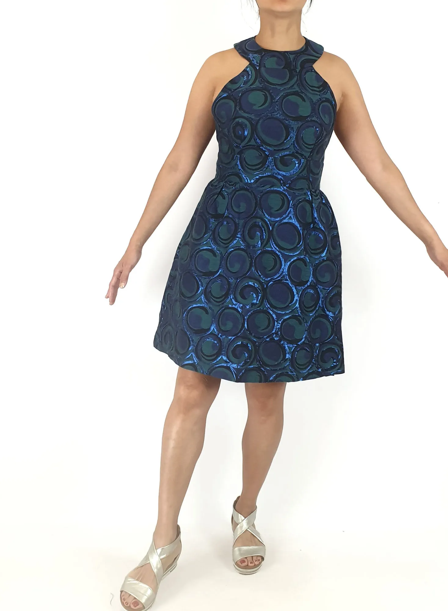 Jayden Banshan blue dress size 12 (best fits 10-small 12)