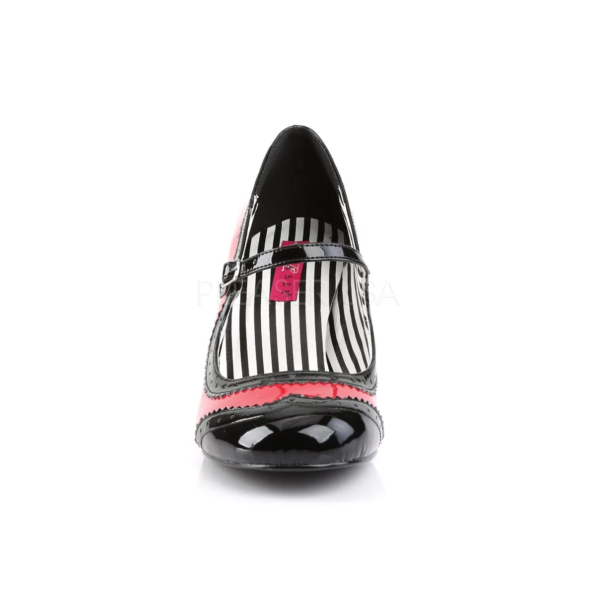JENNA-06  Red-Black Patent