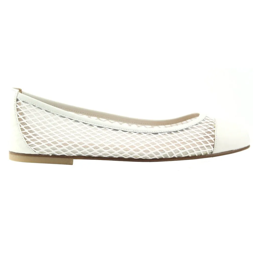 Jessica White Diamond Mesh