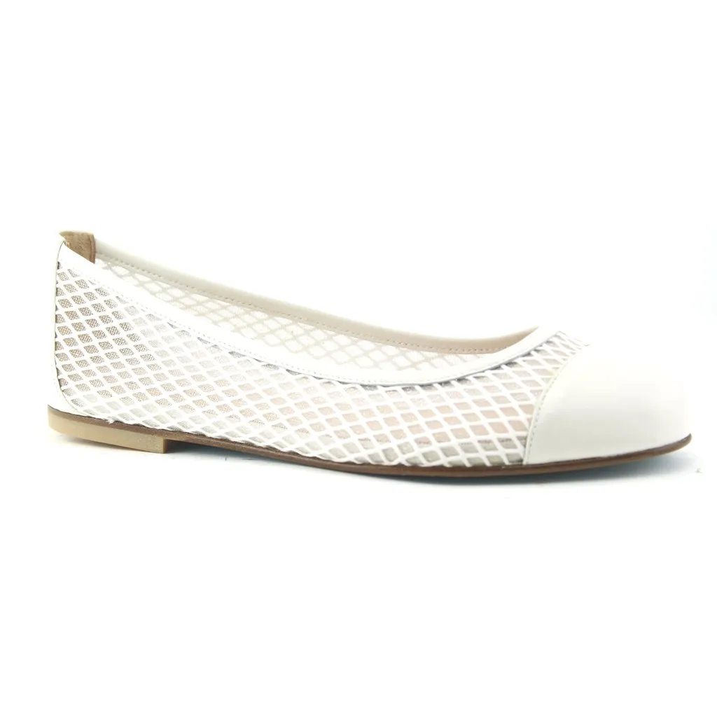 Jessica White Diamond Mesh