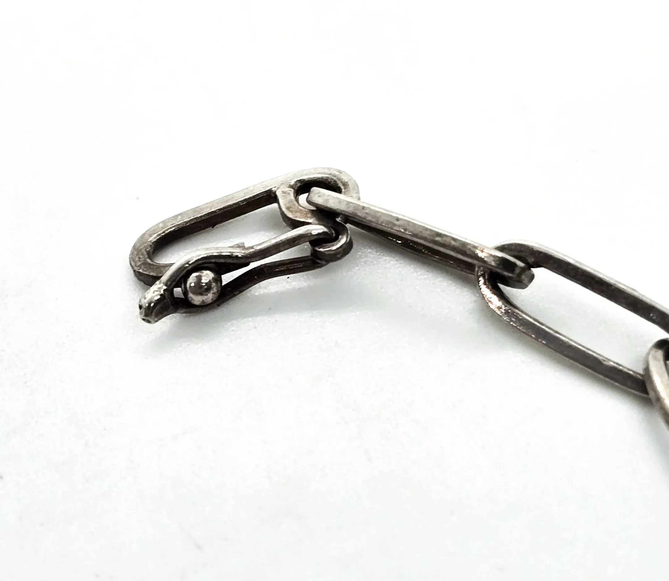 Jesus Secular Mary and Joseph  vintage sterling silver artisan handcrafted bracelet