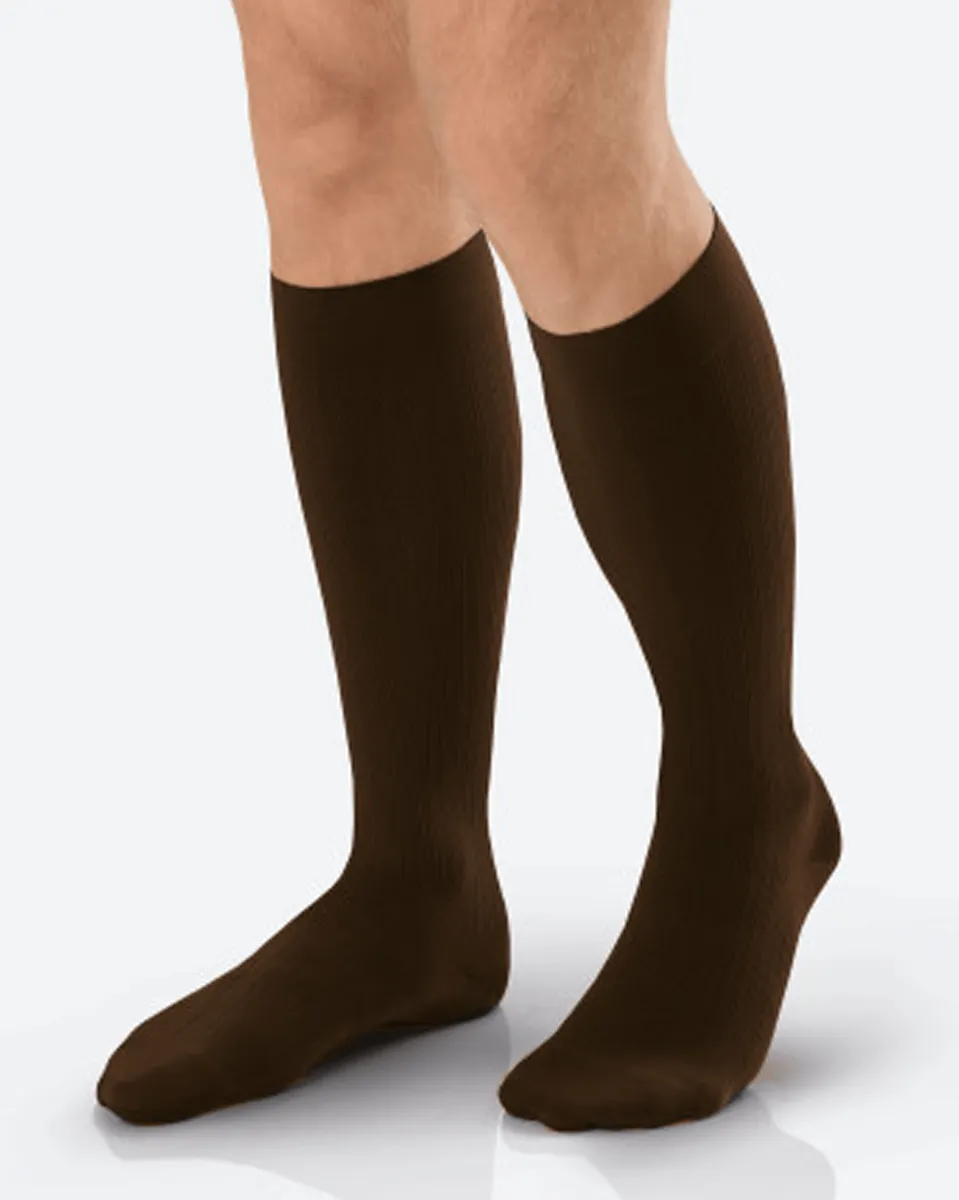 Jobst for Men Ambition Knee High Ribbed Compression Socks 20-30 mmHg
