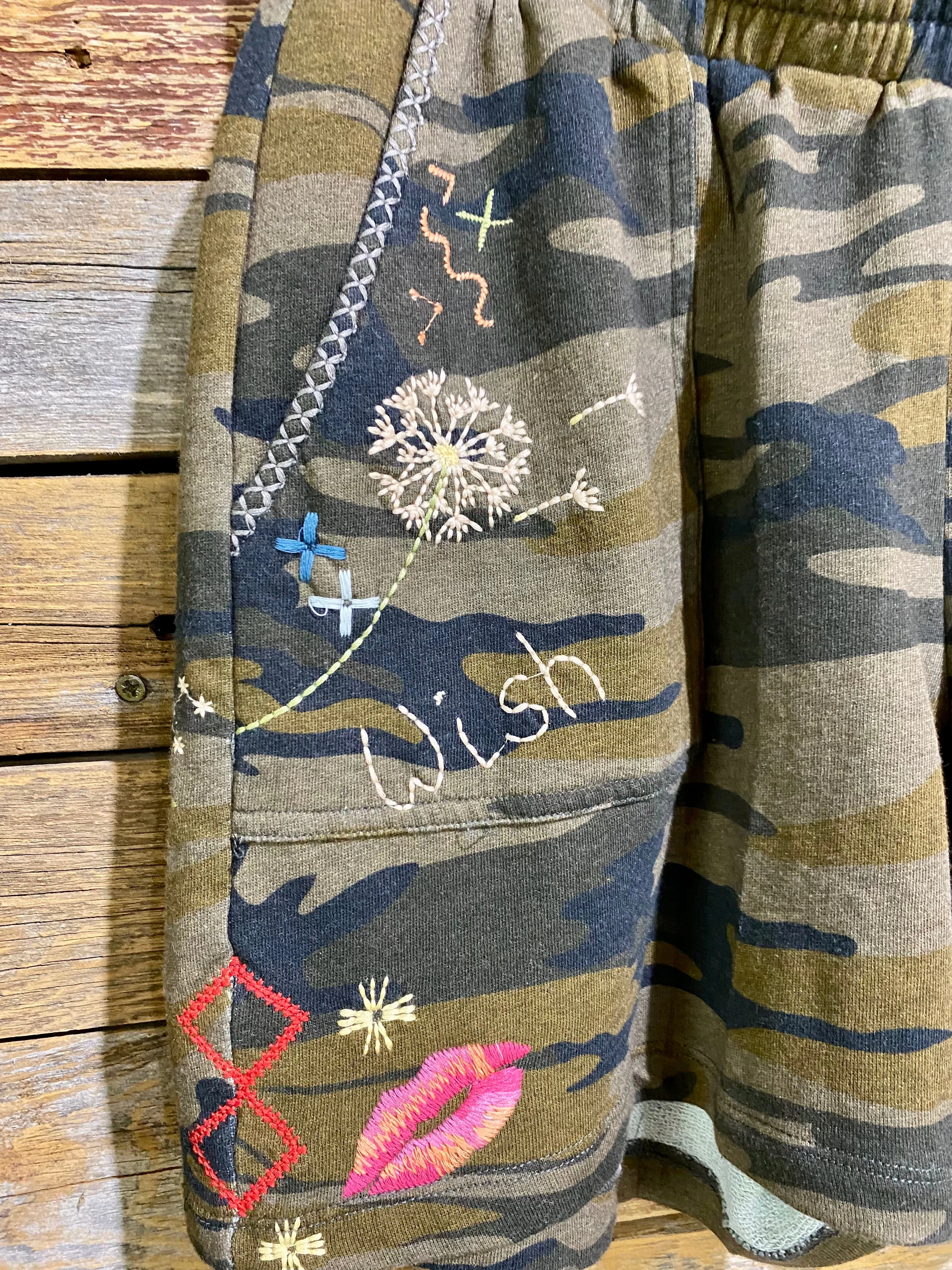 Johnny Was Cleo French Terry Short - Camo