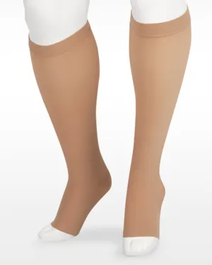 Juzo Soft 2000AD Knee Highs Compression Stockings w/ Silicone Top Band 15-20mmHg