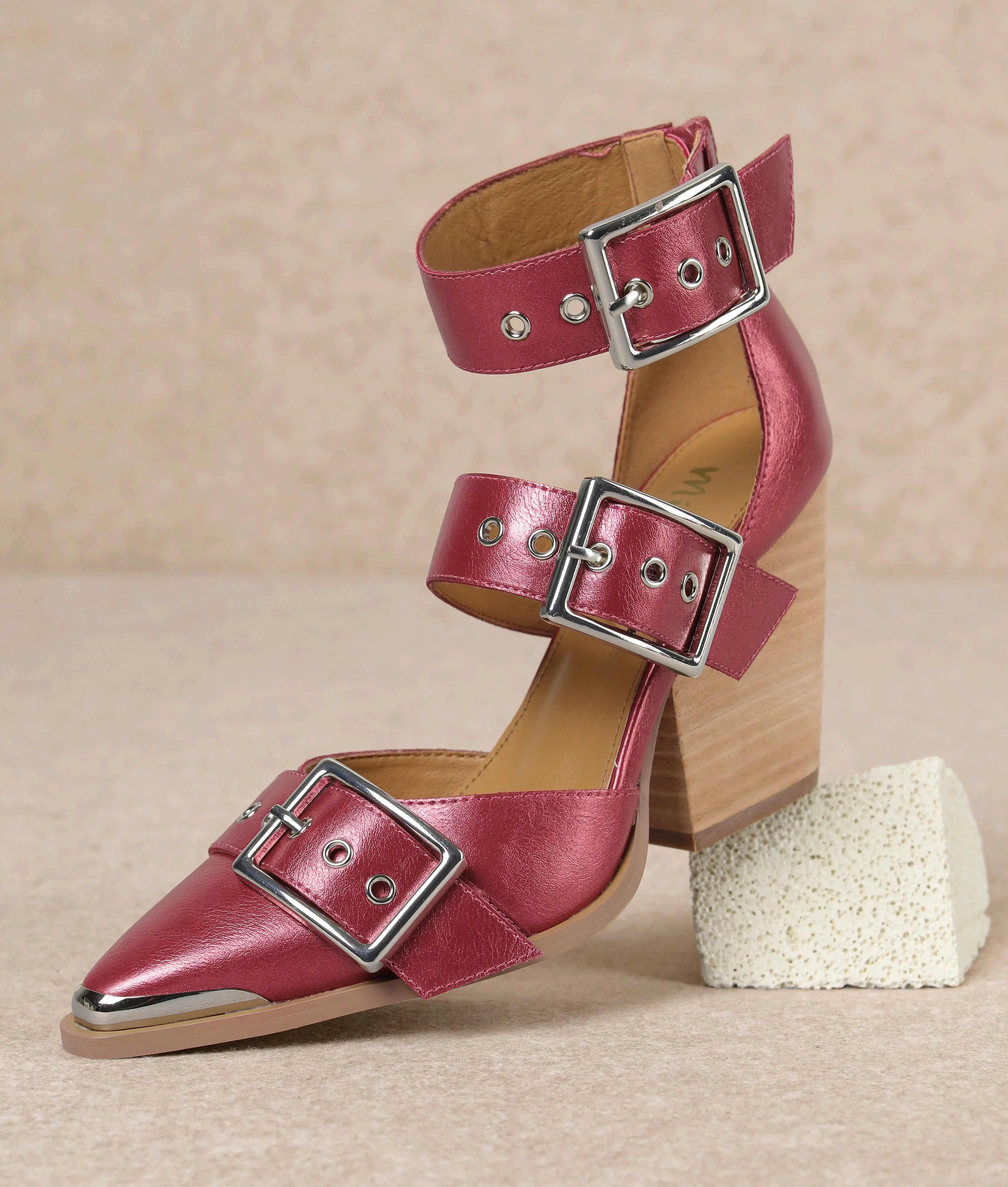 Katie Heels - Shiny Dark Pink