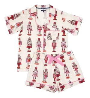 Katie Kime - Holiday March Pajamas Shorts Set - Sugarplum