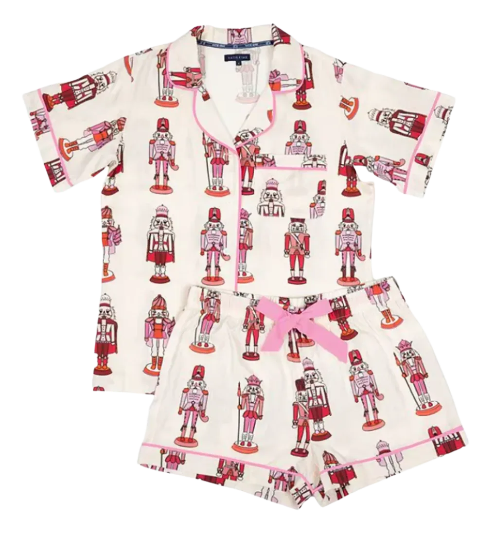 Katie Kime - Holiday March Pajamas Shorts Set - Sugarplum