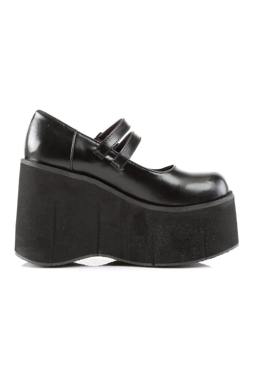 KERA-08 Lolita | Black Faux Leather