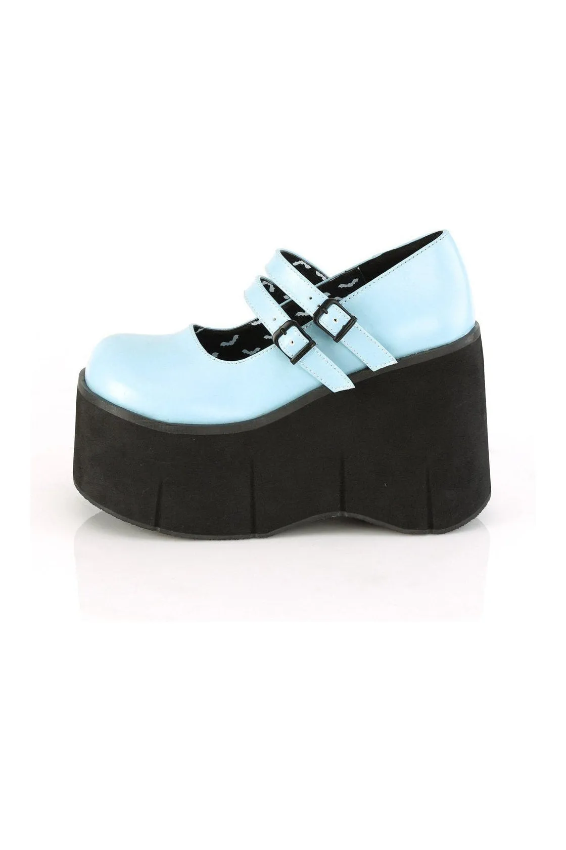 KERA-08 Mary Jane | Blue Faux Leather
