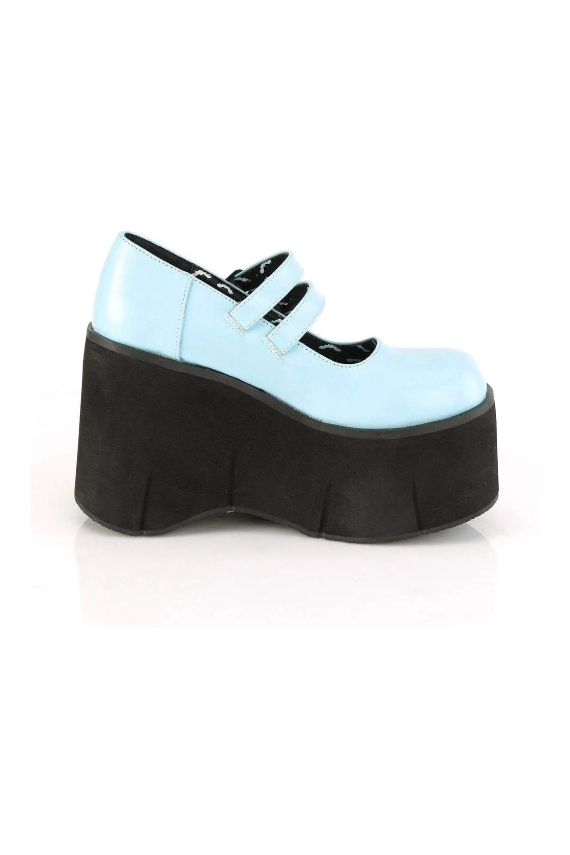 KERA-08 Mary Jane | Blue Faux Leather