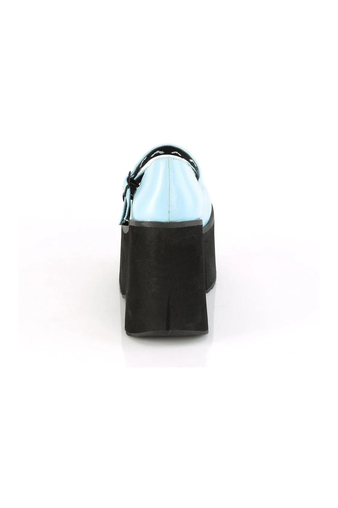 KERA-08 Mary Jane | Blue Faux Leather