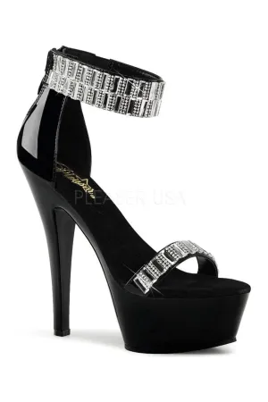 KISS-269RS Platform Sandal  | Black Patent
