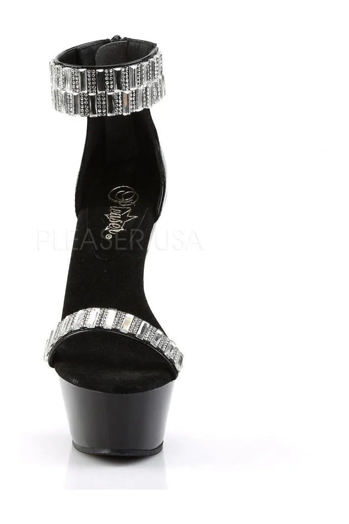 KISS-269RS Platform Sandal  | Black Patent