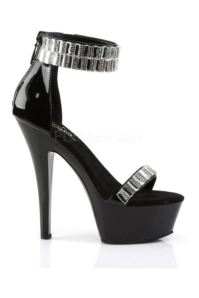 KISS-269RS Platform Sandal  | Black Patent