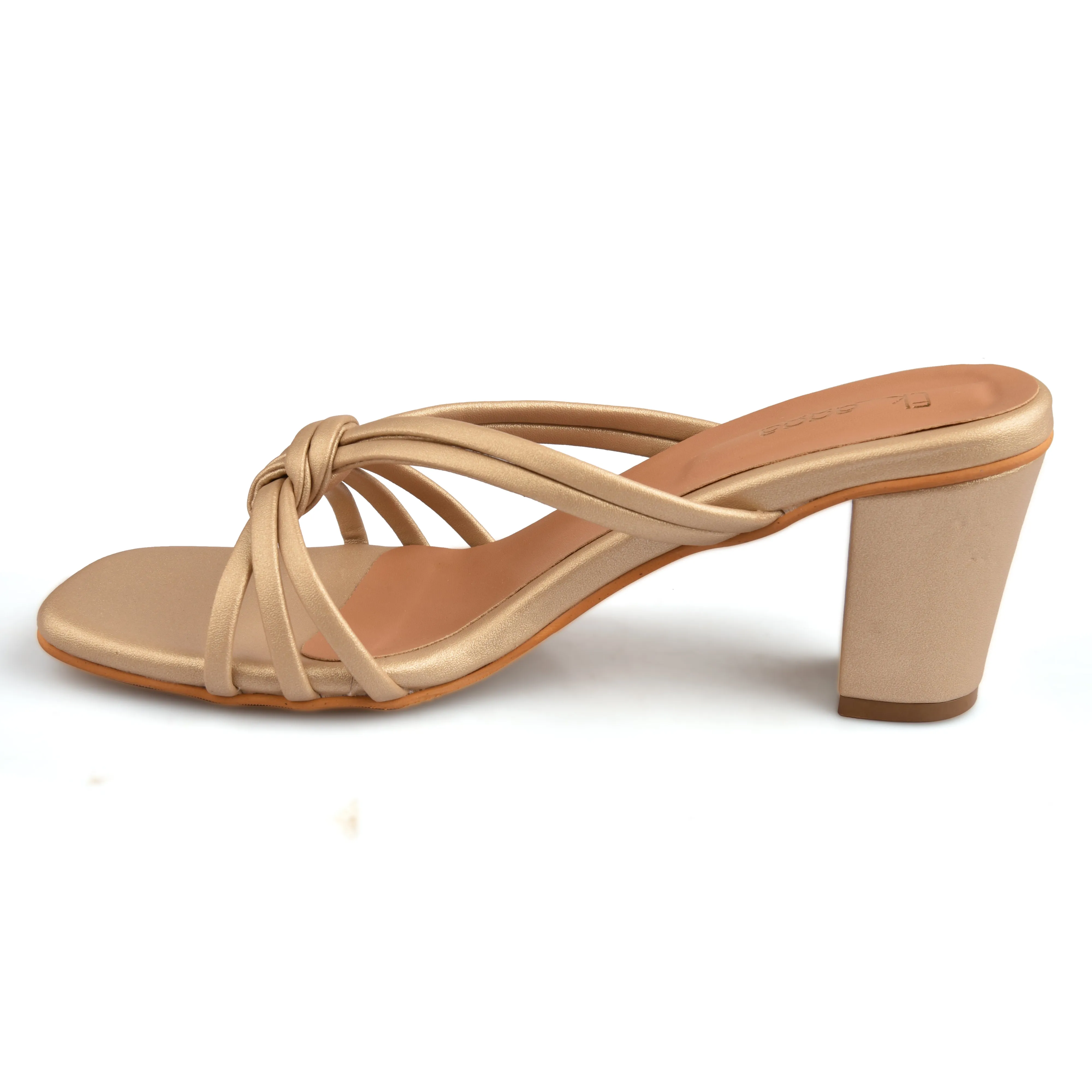 Knot Gold Heels