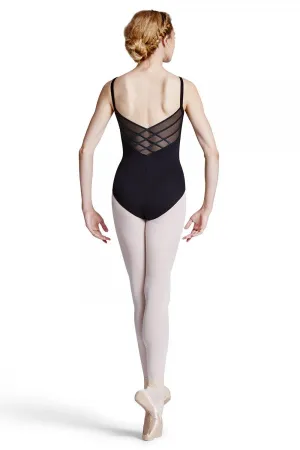 L8820 Powermesh Back Cami Leotard