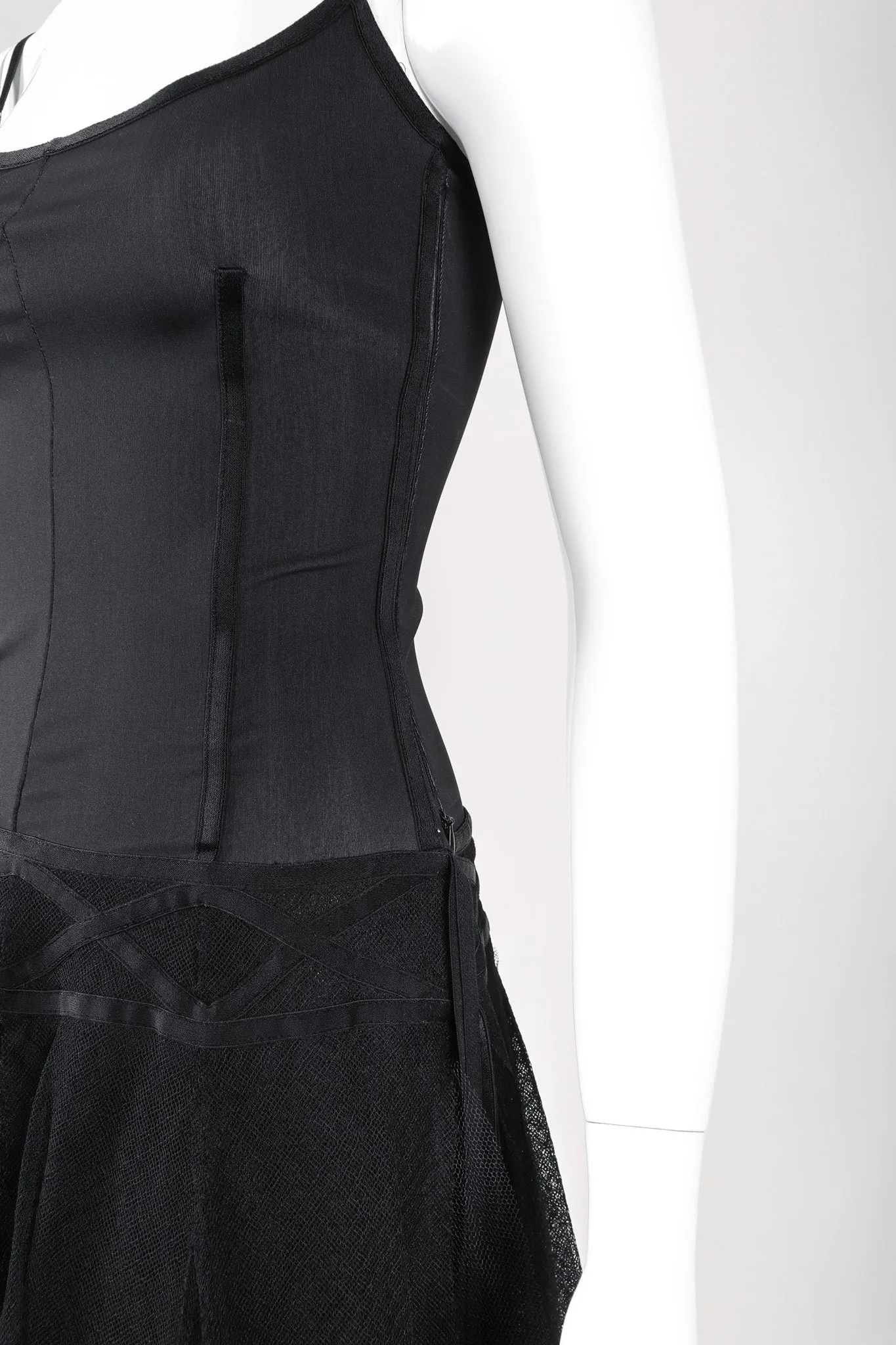 Lace Carwash Corset Dress