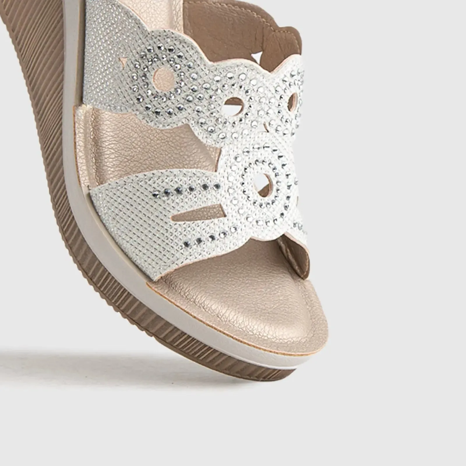 Ladies Comfort Sandals AS028 White