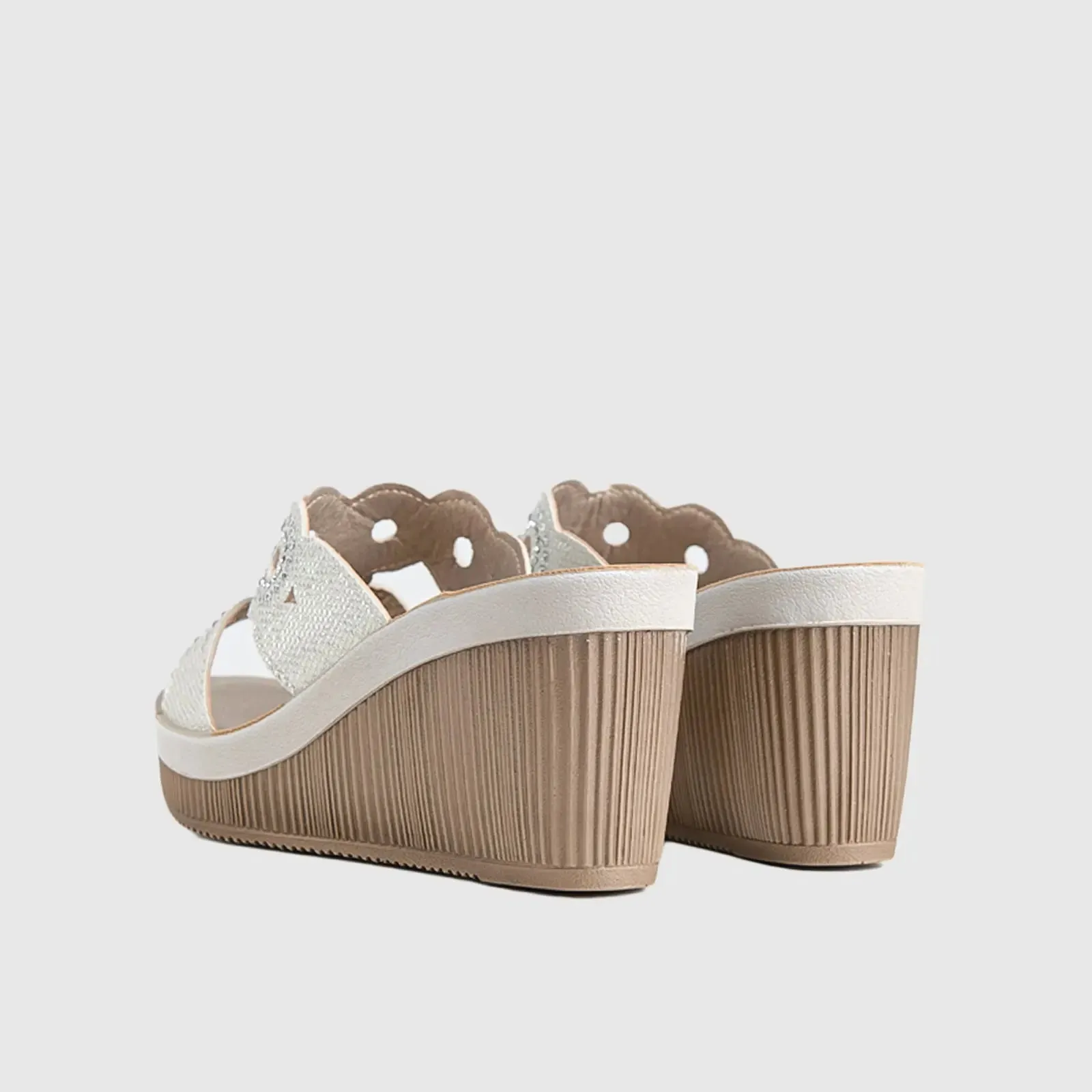 Ladies Comfort Sandals AS028 White