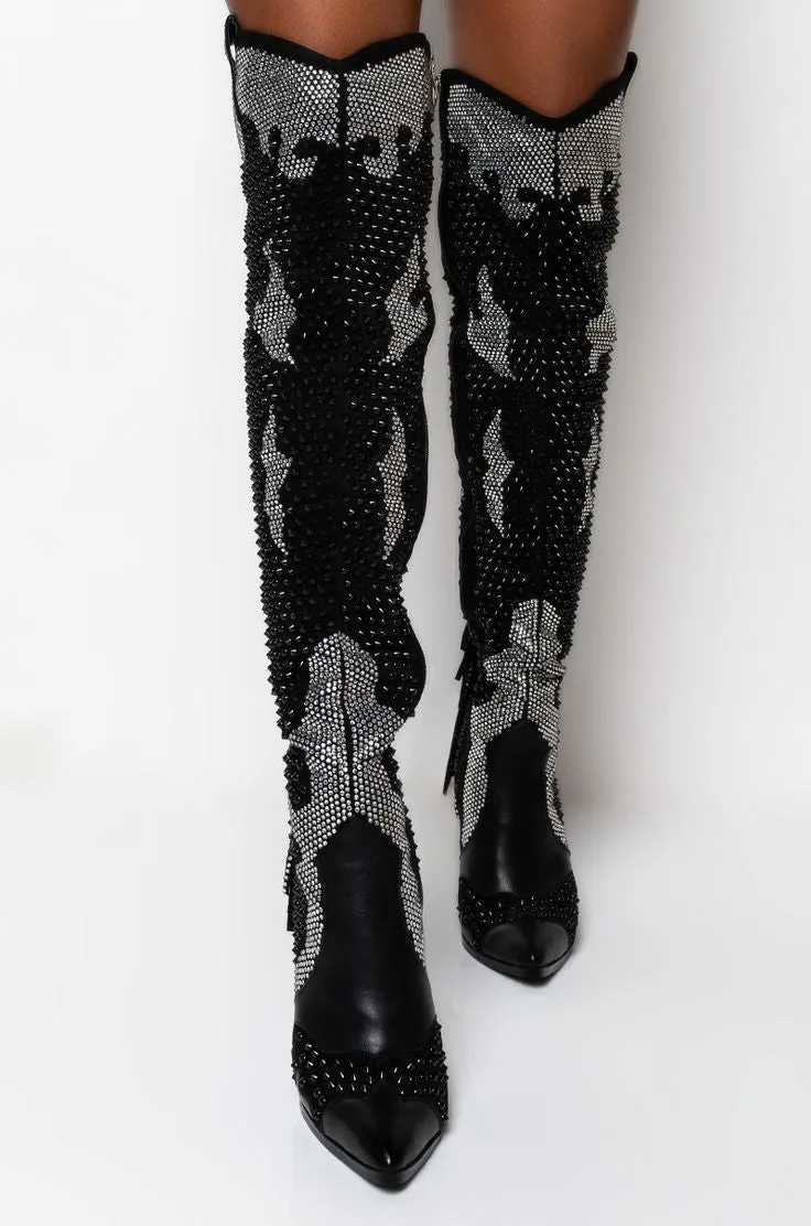 Lady Fashion Tassel High Heels Pointed Toe Shoes