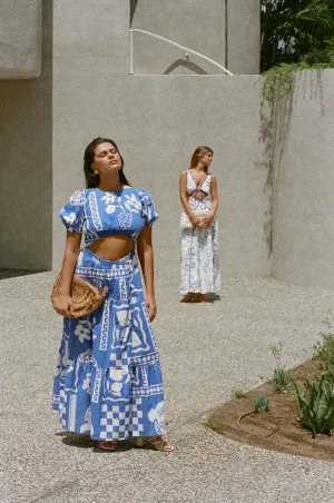 Laiken Maxi Dress - Lemoni Blue
