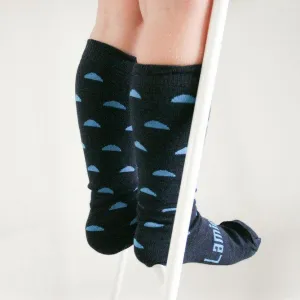 Lamington Merino Knee High Socks - Apollo