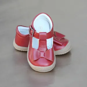 L'Amour Girls Stitched Bow Fall Mary Jane