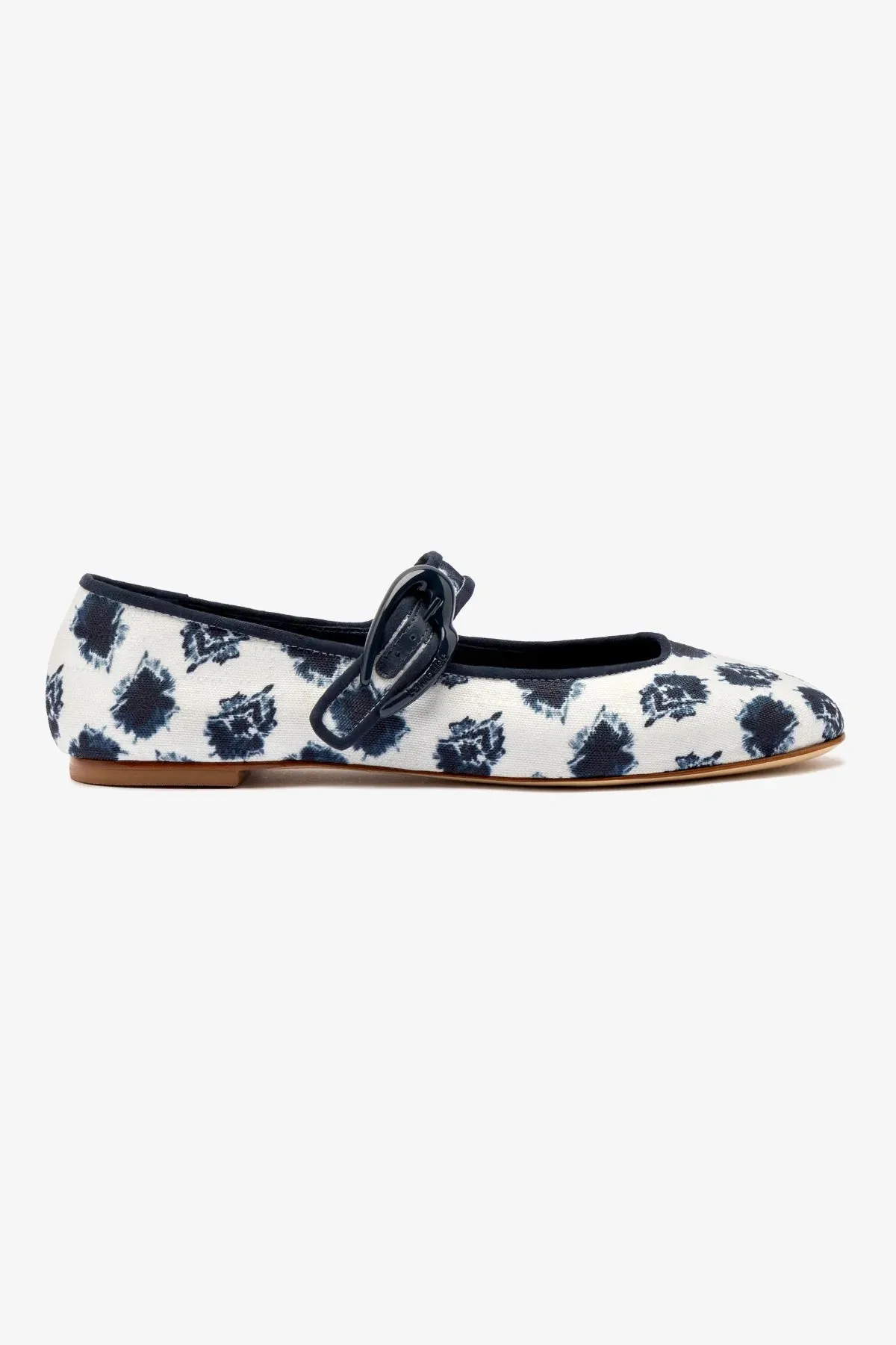 Larroude x Jonathan Cohen Verona Ballet Flat In Tiedye Ocean Linen
