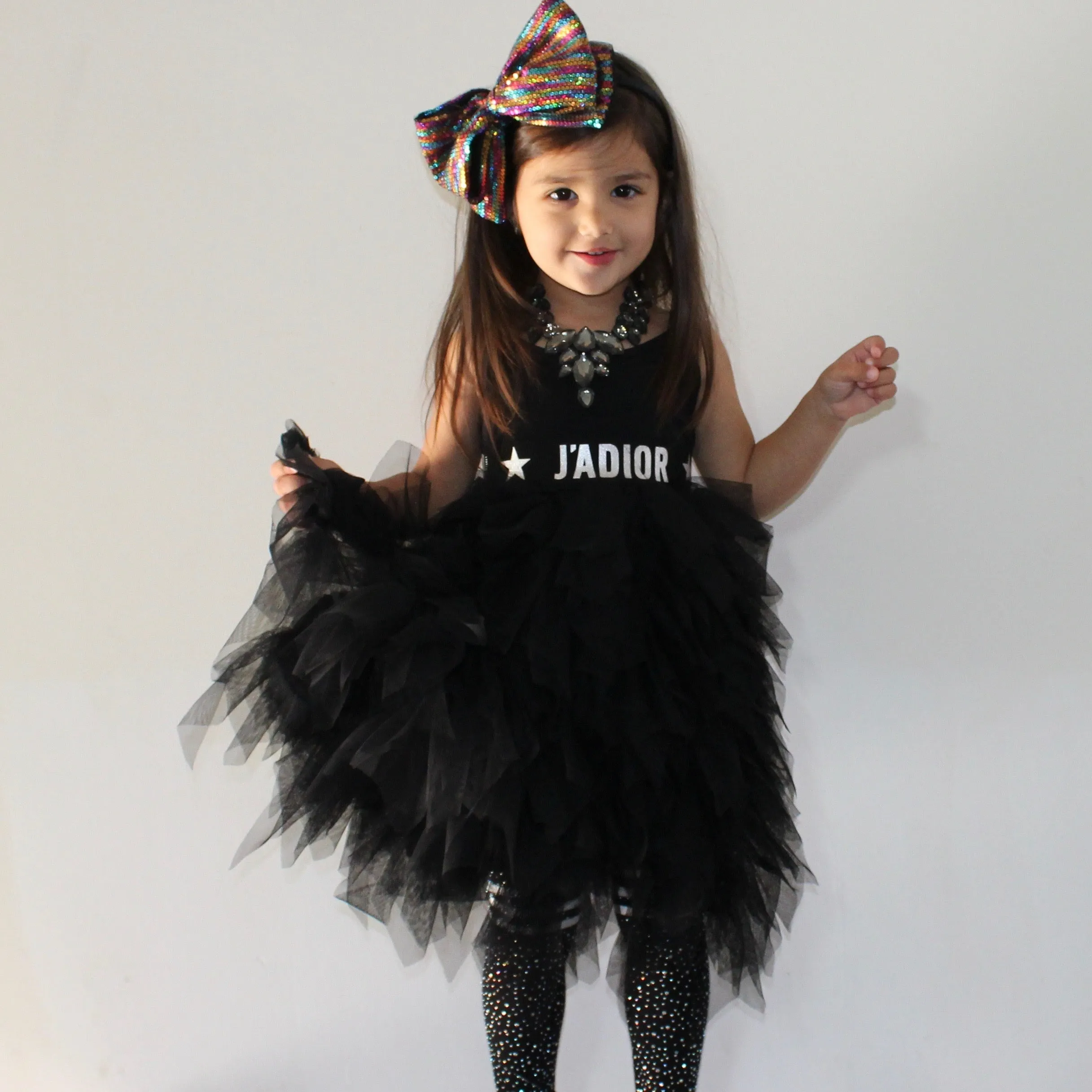Layered Tutu Dress Black
