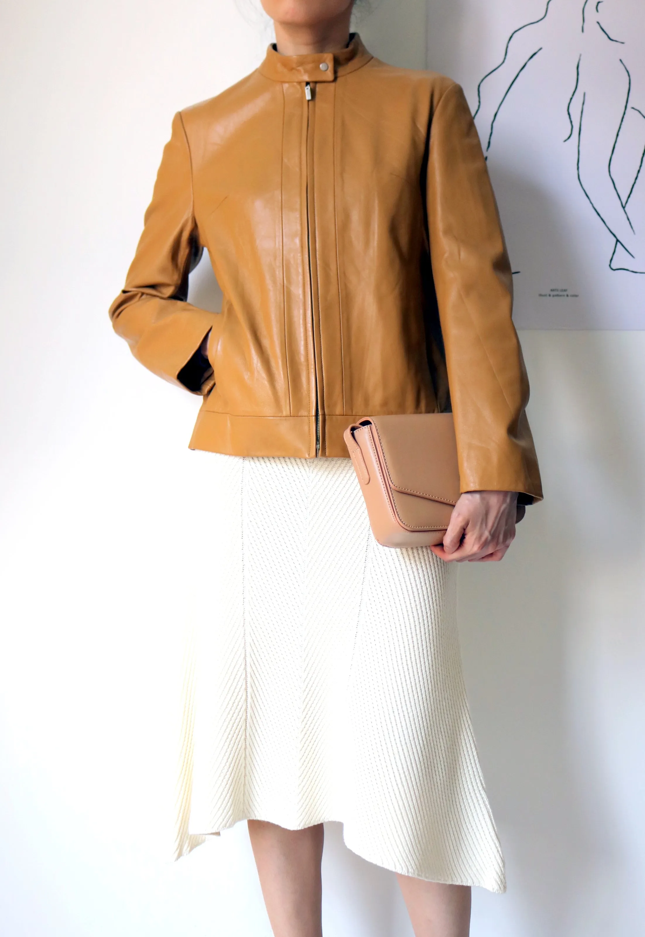 Lea Jacket- (sheepskin leather,korean vintage)-sold out